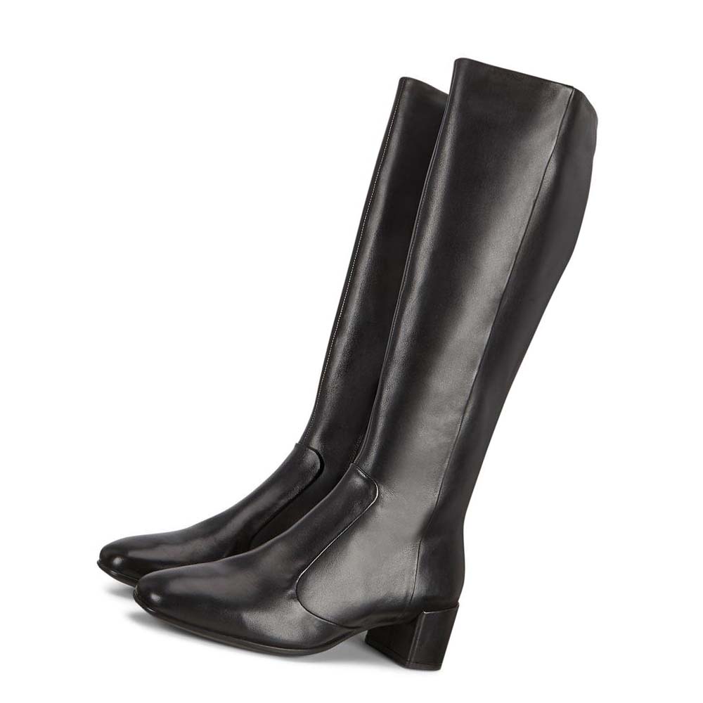 Women's Ecco Shape 35 High-cut Squared Boots Black | Canada 27SGL